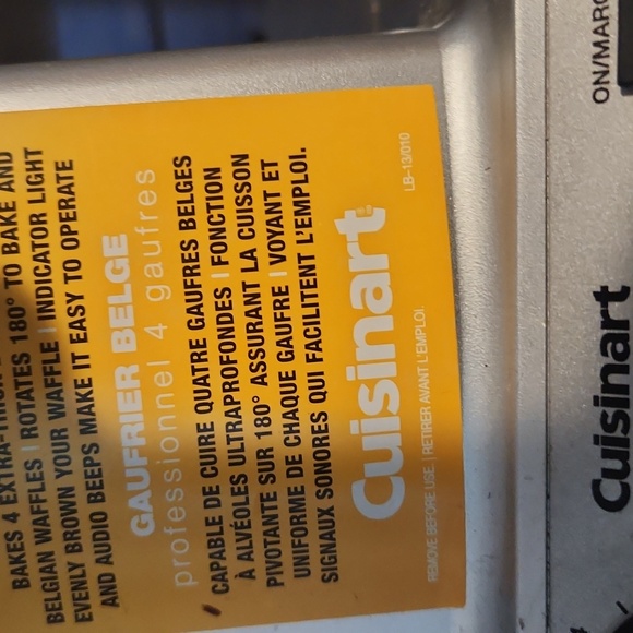 Cuisinart Stainless Steel Waffle Maker - Picture 4 of 7